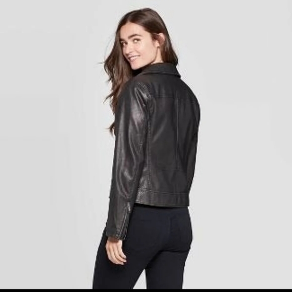 Universal Thread - Vegan Leather Jacket - Picture 2 of 3